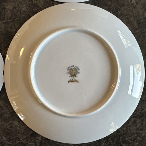 Set Of 4 Mismatched Salad Cake Dessert Plates Florals Wedding Shower Parties - Picture 10 of 10